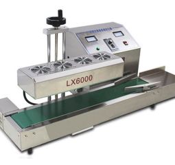 Máy siêu màng nhôm nắp chai lọ băng tải tự động LX-6000A.KHANH PHƯƠNG CUNG CẤP 2021