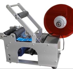 Máy dán nhãn decal chai tròn nhựa và thủy tinh giá rẻ MT-50